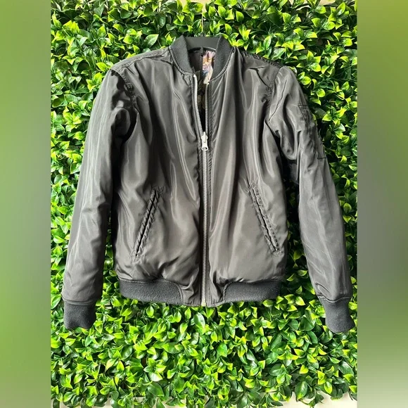 Thread & Supply Reversible Floral Bomber Jacket - Picture 3 of 8